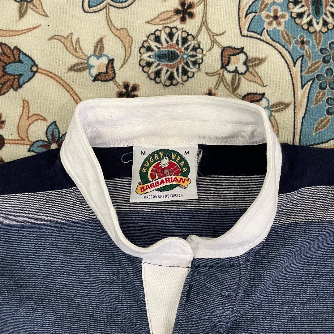 Vintage Barbarian Rugby Shirt, Men's Fashion, Tops & Sets, Tshirts