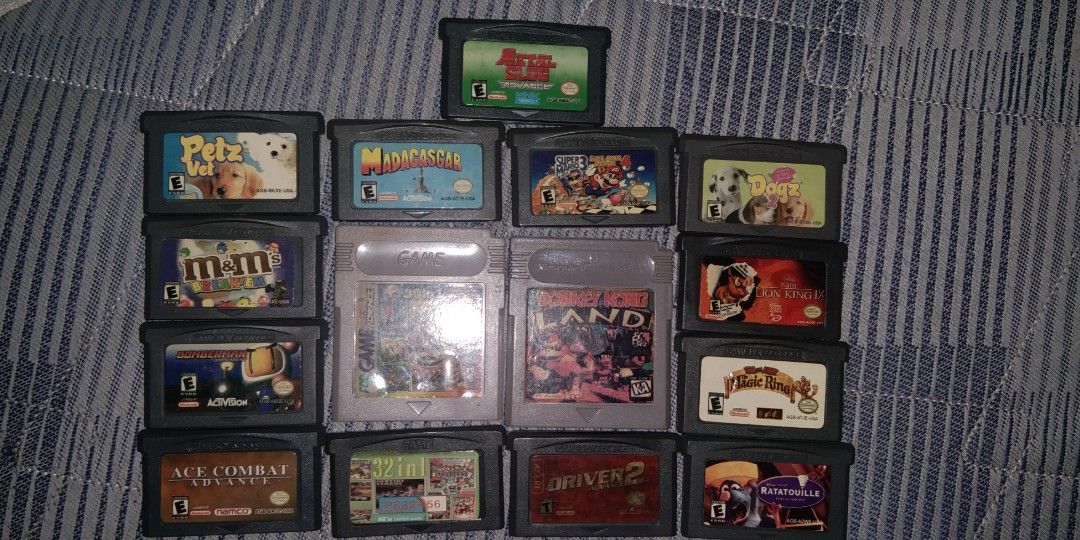 Vintage Game Boy Games (Category: Nintendo) located in Manila. Submitted by redron.dolarrylan (Listing ID 1259734796, Image 1). Description: For Sale Game Boy Games.