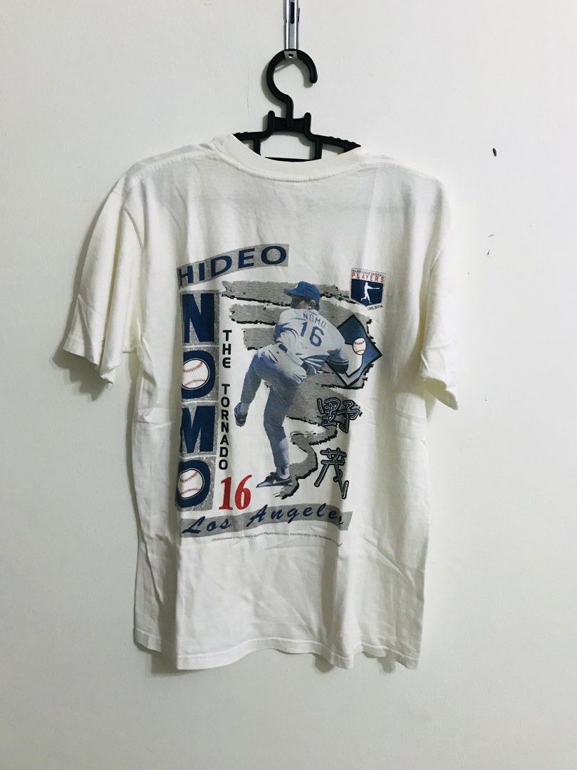 Vintage Nike - Hideo Nomo, L.A. Dodgers #16 Deadstock T-Shirt 1990s Large –  Vintage Club Clothing