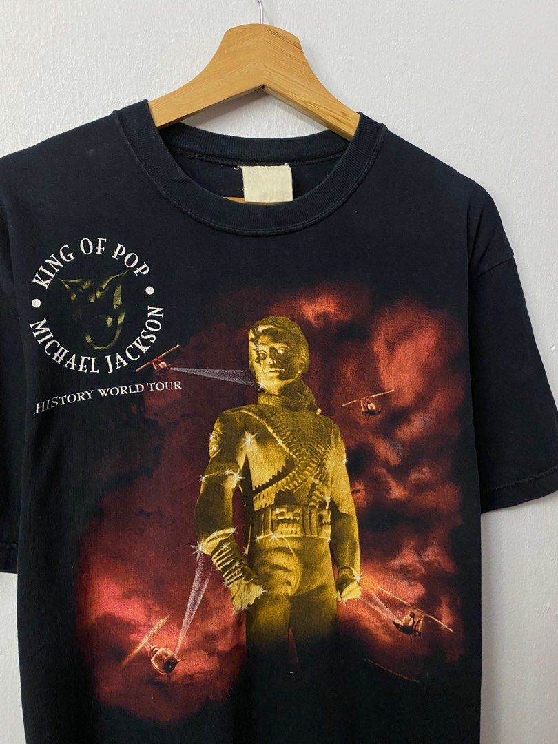 Michael jackson history tour discount t shirt