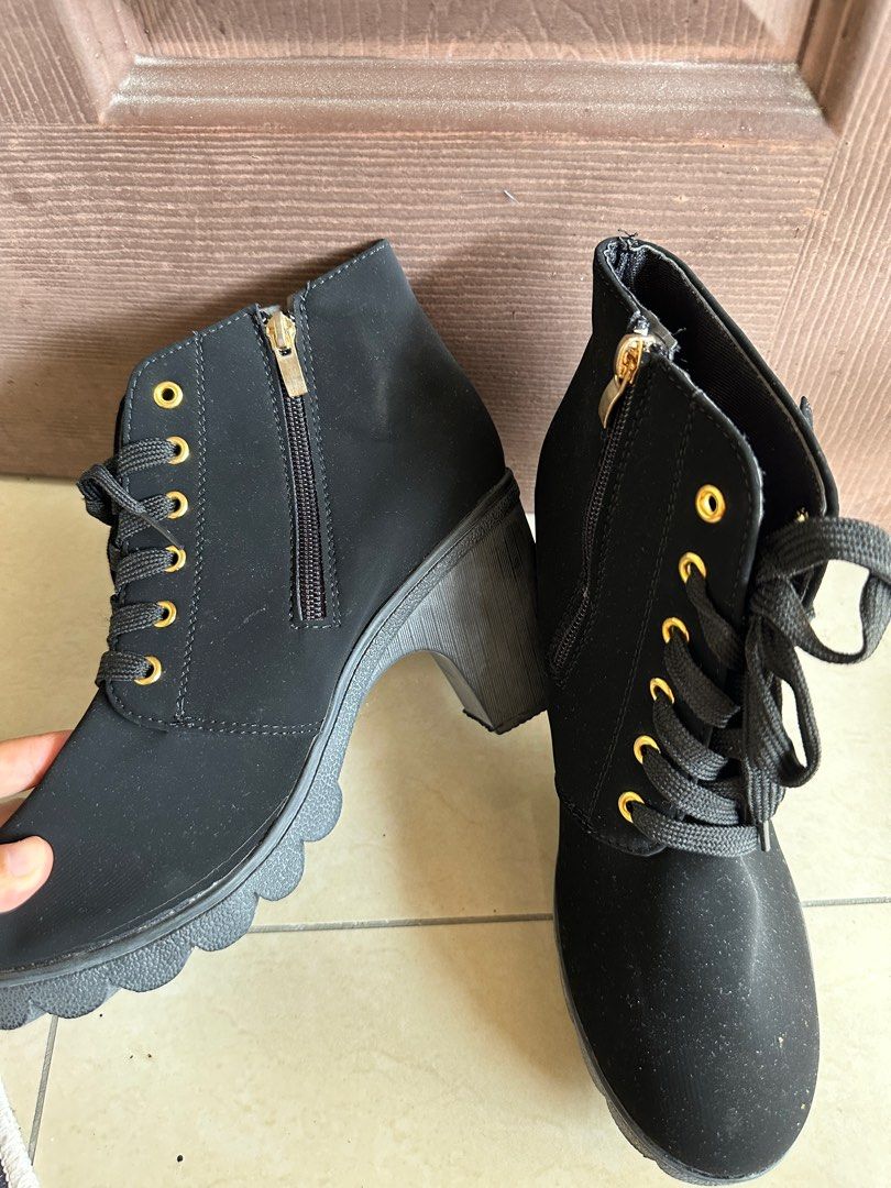 High heel snow boots cheap
