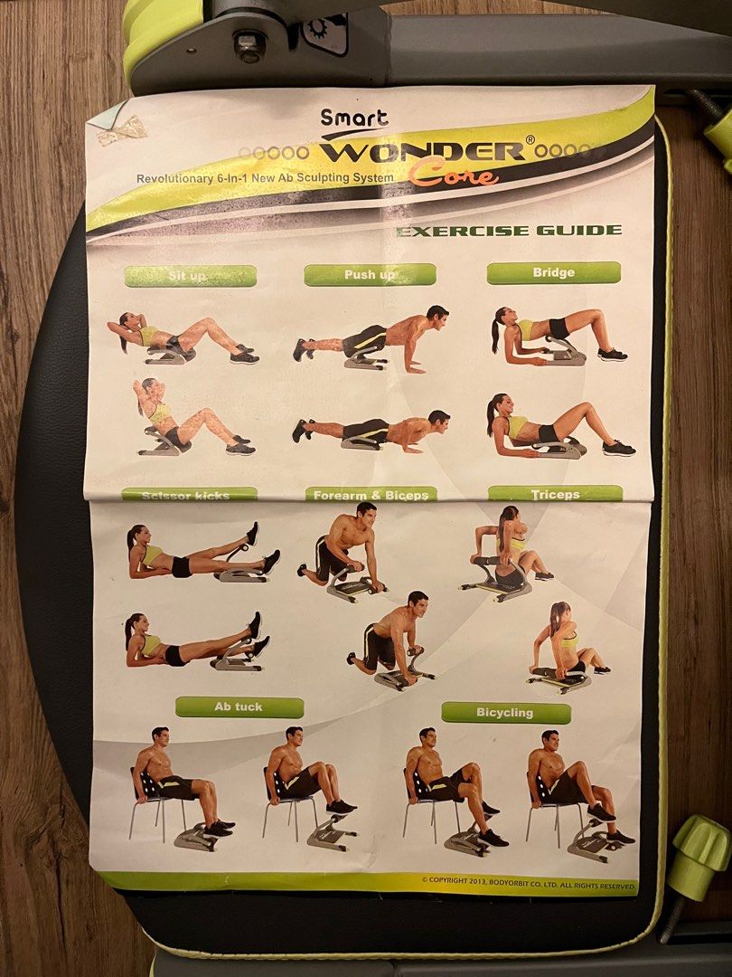 Wonder core exercise guide deals