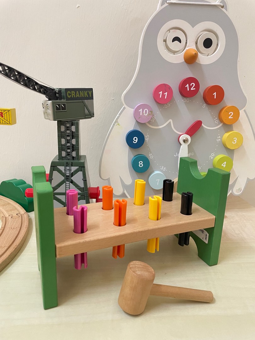 Wooden ikea hammer toys, Hobbies & Toys, Toys & Games on Carousell