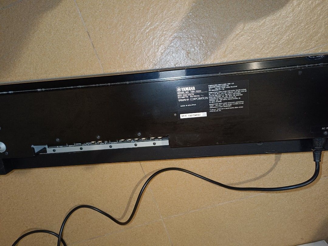 Yamaha YSP-1000 Sound Bar (Faulty No Power), Audio, Soundbars, Speakers ...