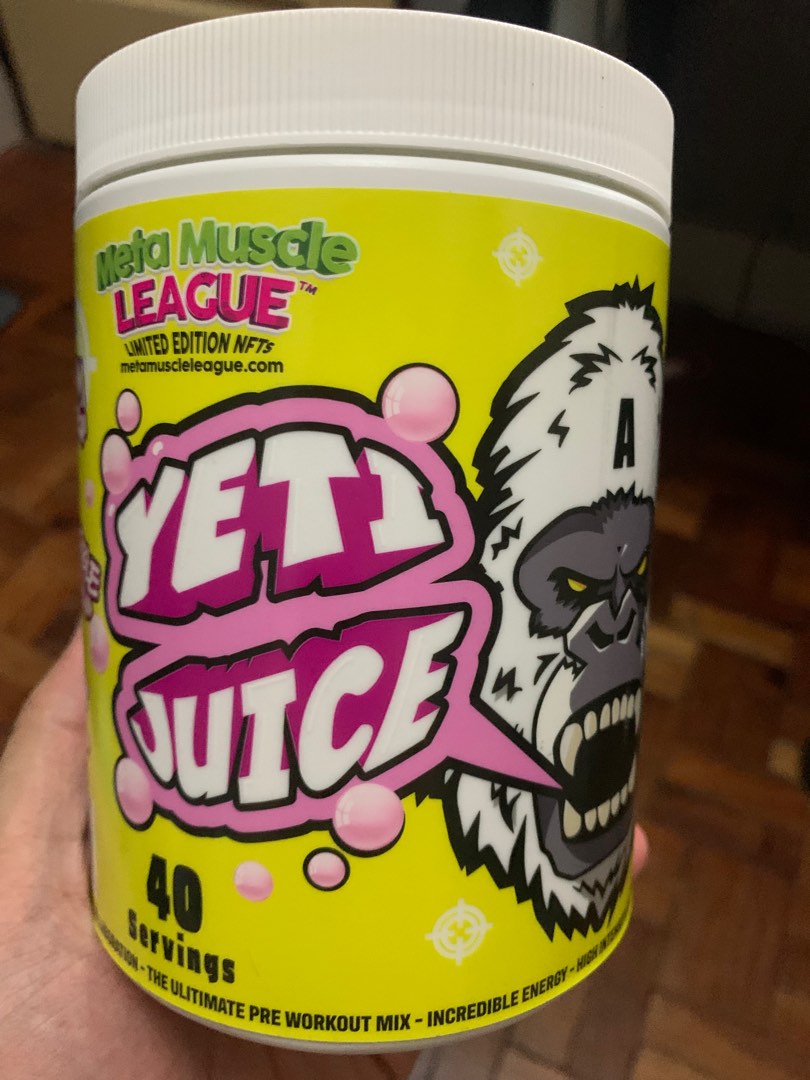 Yeti Juice Gorilla Alpha Pre Workout, Health & Nutrition, Health