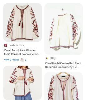 Zara Linen top