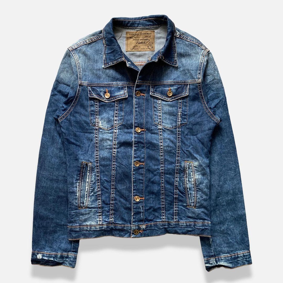 Ripped Denim Zara Black Jean Jacket Mens Denim New Zara Ripped