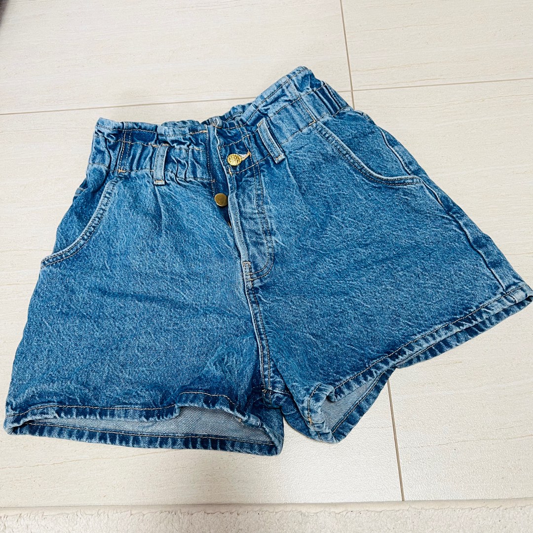 Bermuda denim paper bag zara best sale
