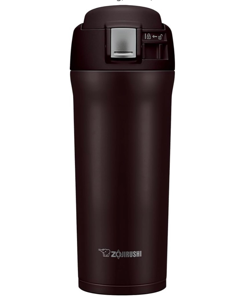 Zojirushi Stainless Steel Travel Mug, 16 oz, Dark Cocoa