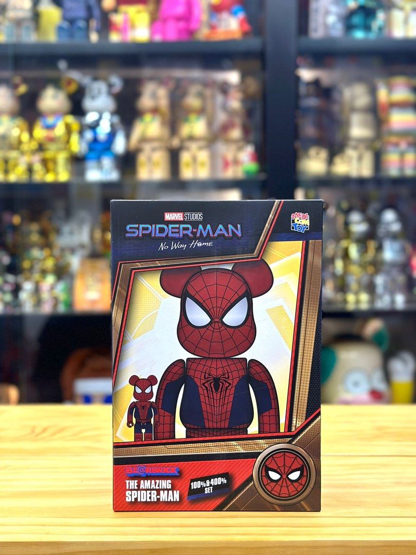 現貨100% & 400% BE@RBRICK THE AMAZING SPIDER-MAN bearbrick, 興趣及