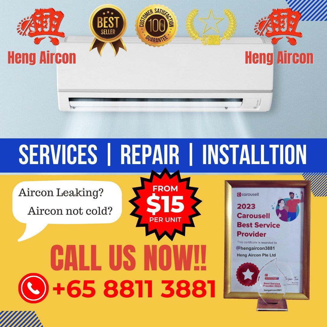 15 Aircon ServiceAircon Water LeakAircon Not ColdAircon Chemical WashAircon Water Dripping