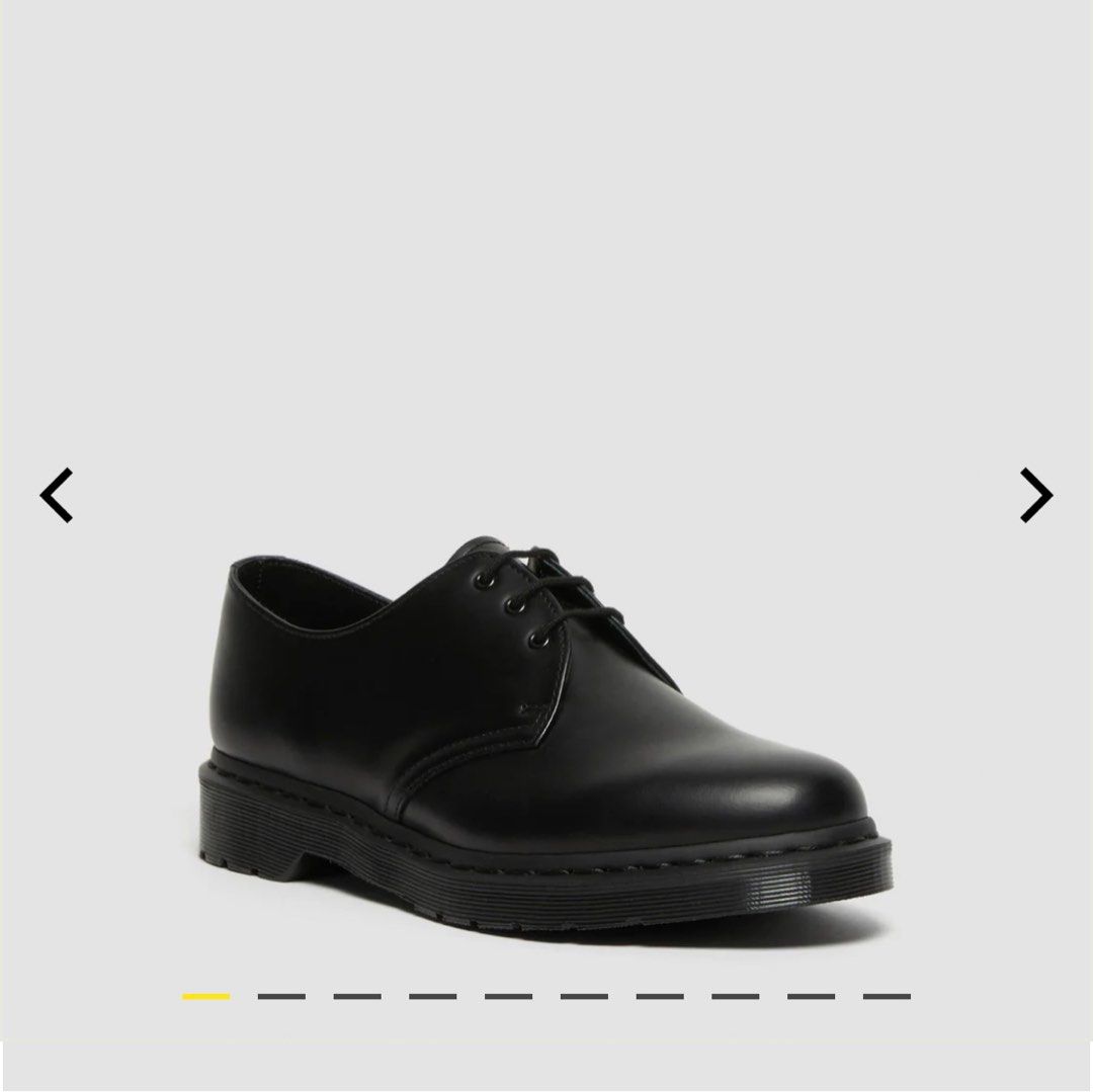 Dr. Martens 1461 mono smooth leather 男裝皮鞋(new) , 男裝, 鞋