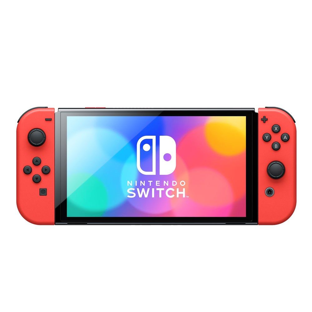 任天堂 Switch 瑪利歐亮麗紅 特仕機oled版 公司貨（現貨）送配件組(價值千元）