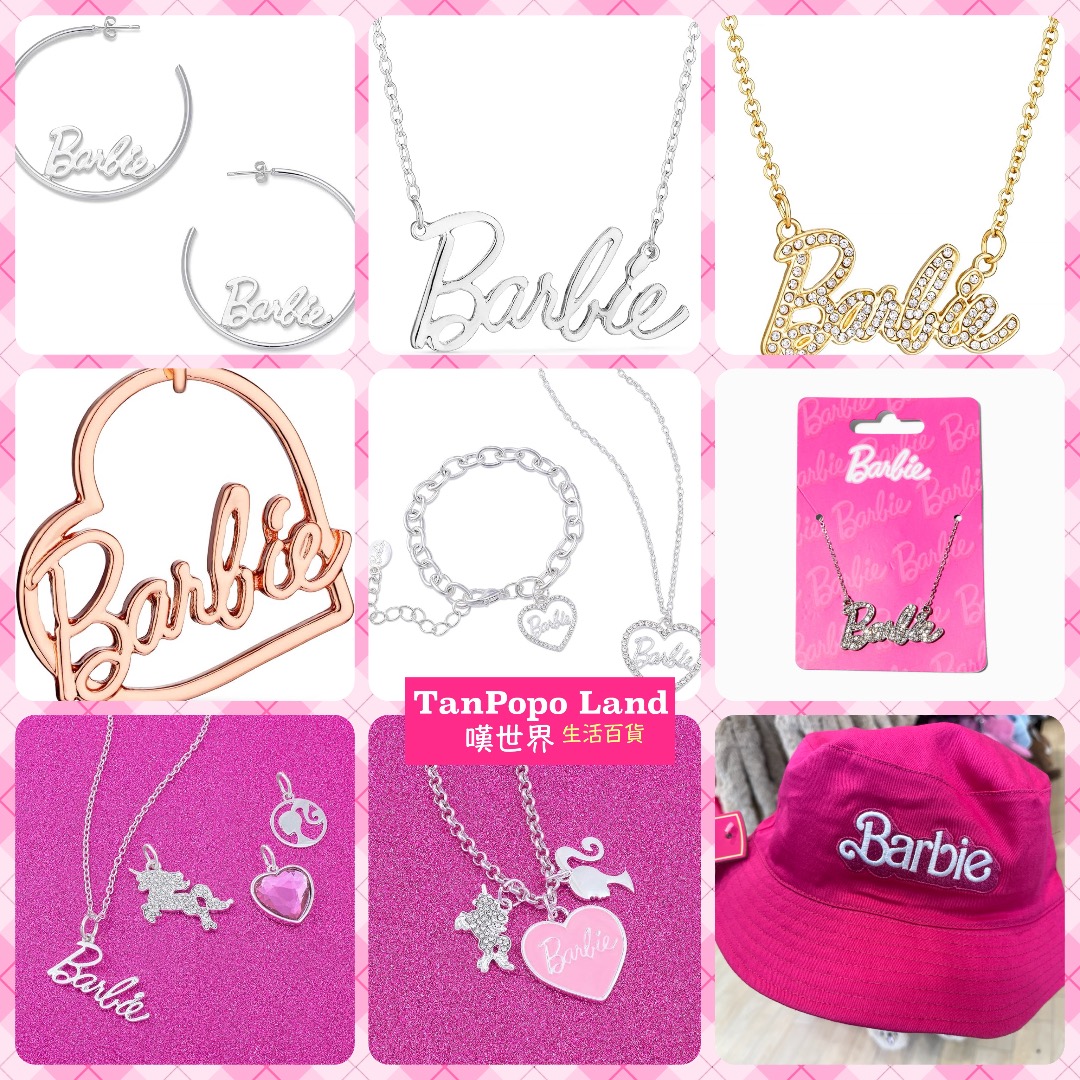 Barbie Crystal Heart Necklace & Bracelet