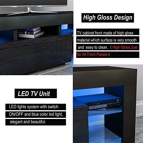 Dripex led discount tv stand