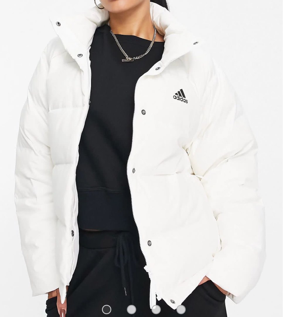 Adidas white deals puffer jacket