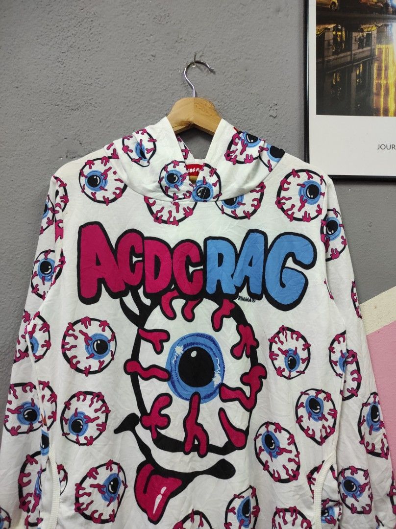 acdc rag eyeball monster japan designer rare fullprint overprint hoodie ...