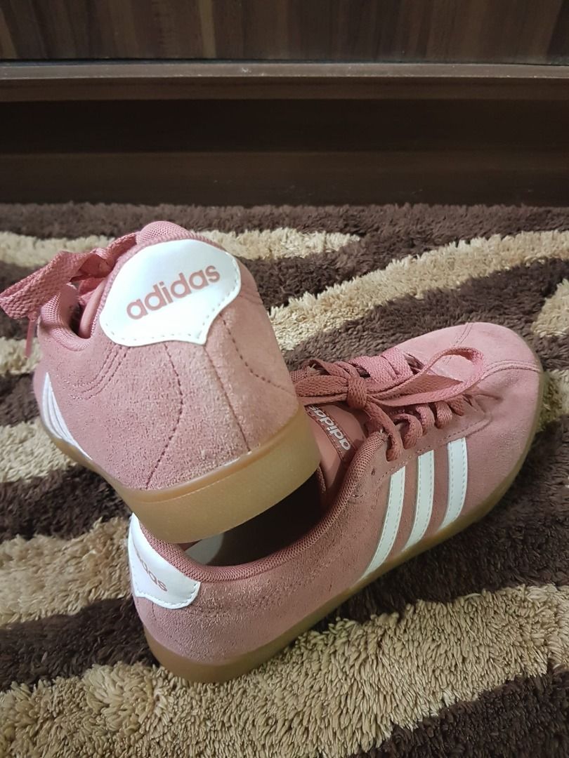 Adidas pink courtset trainers new arrivals