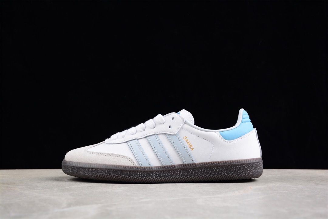 White blue discount adidas shoes