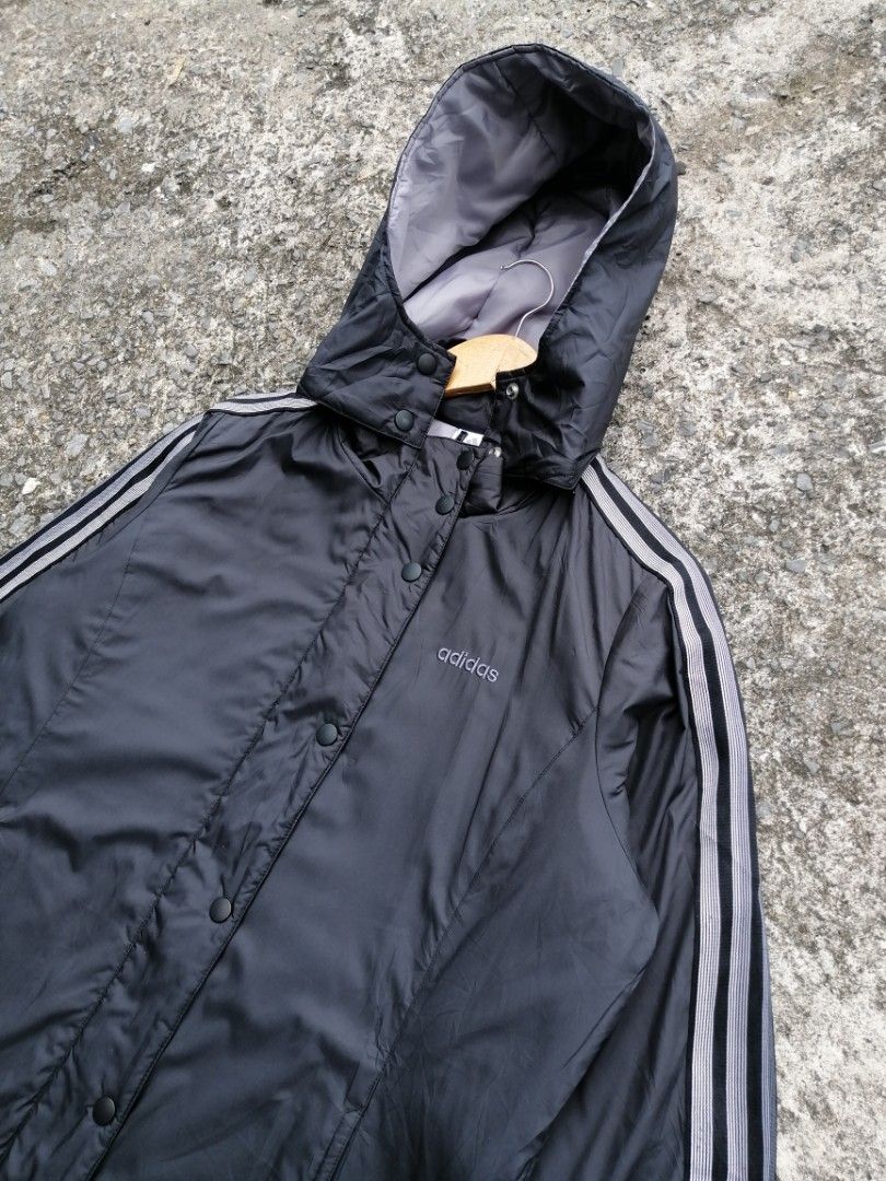 Adidas Three Stripe Long Jacket Men s Fashion Coats Jackets and