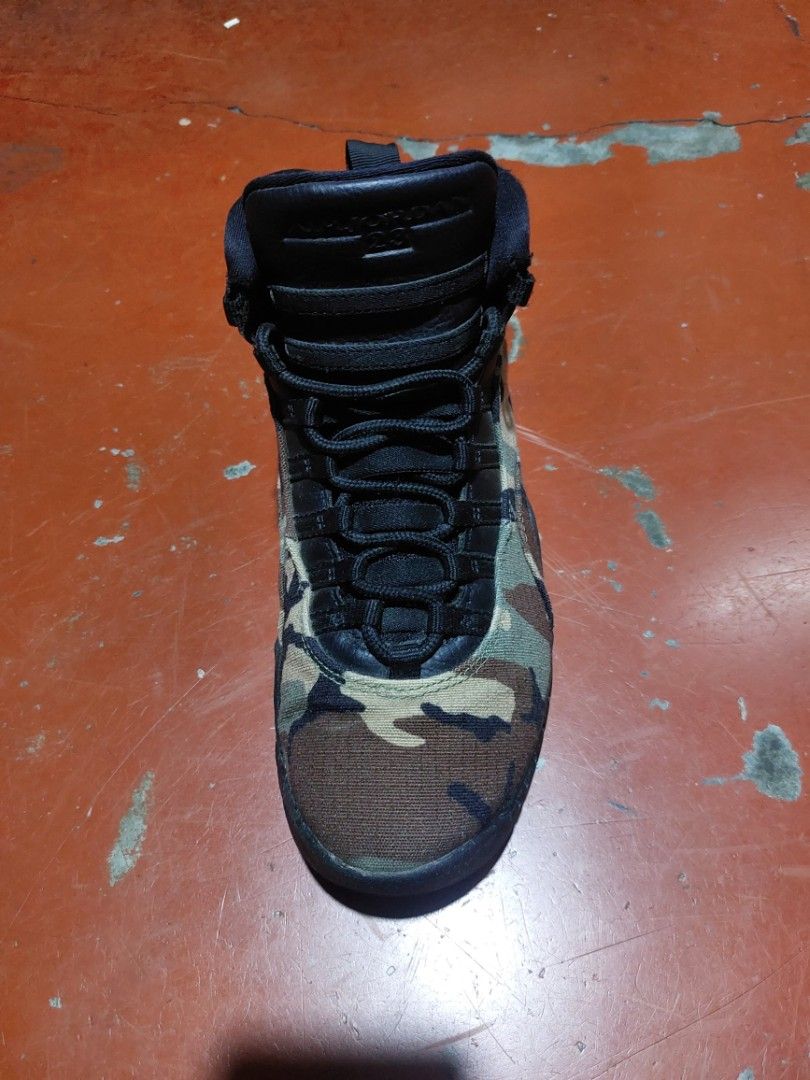 Jordan 10 discount woodland camo
