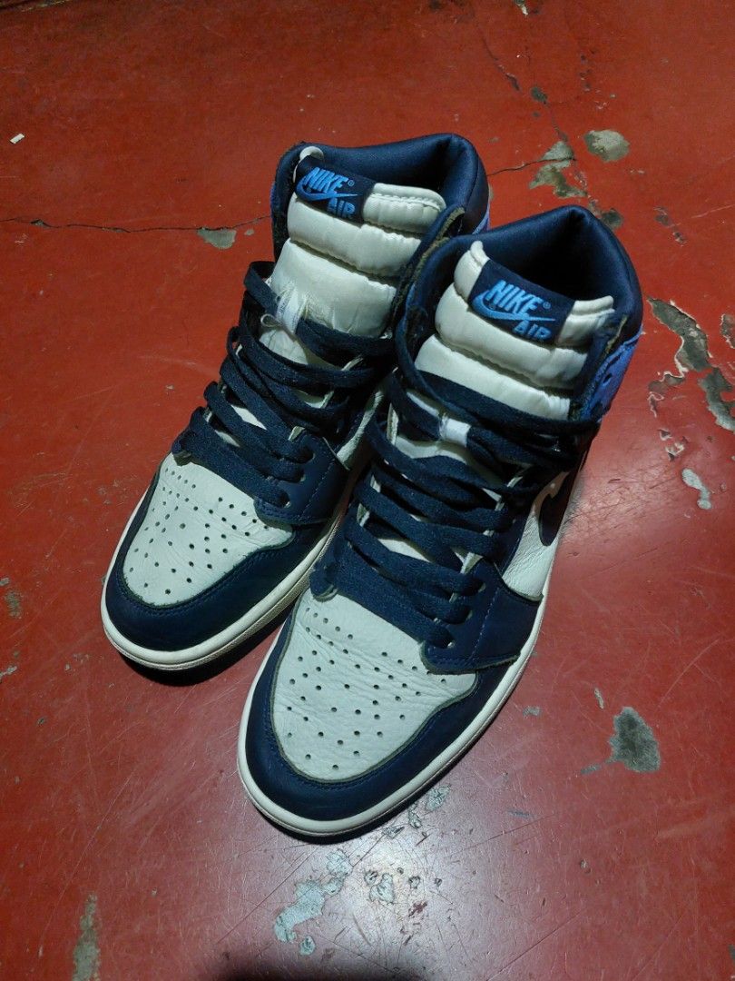 Air Jordan 1 Retro High OG 'Obsidian'(26.5 cm), Men's Fashion