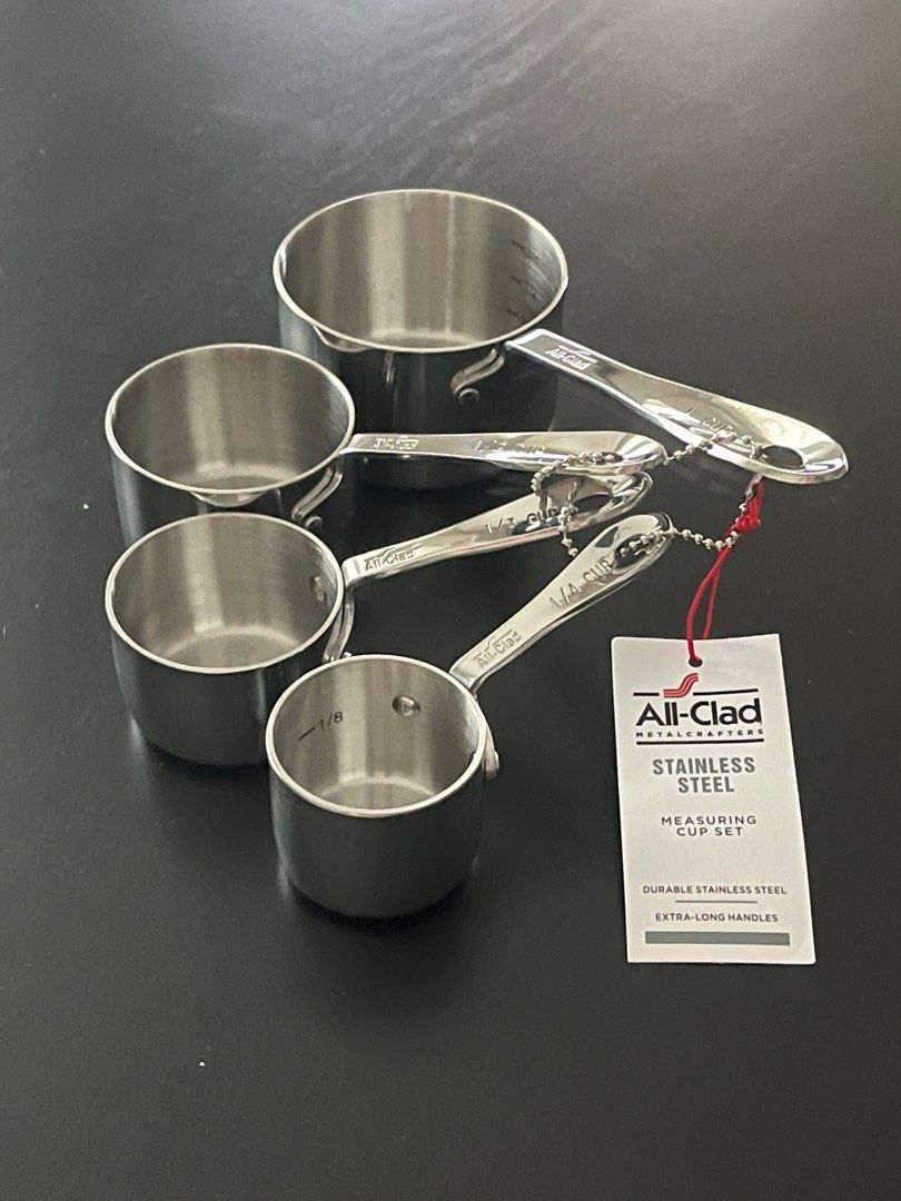 BNIB Oxo Good Grips 8 piece Stainless Steel Measuring Cup and