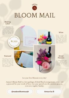 AMOUR Bloom Mail (Flower Gift Package)