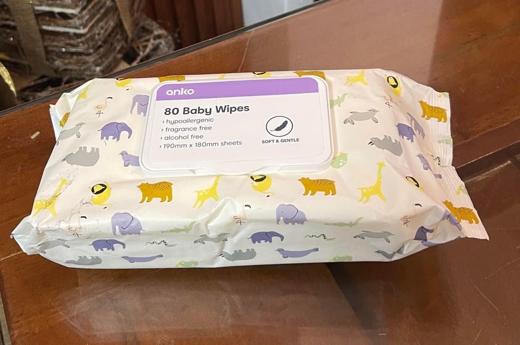 anko 80 Baby Wipes Babies Kids Bathing Changing Diapers