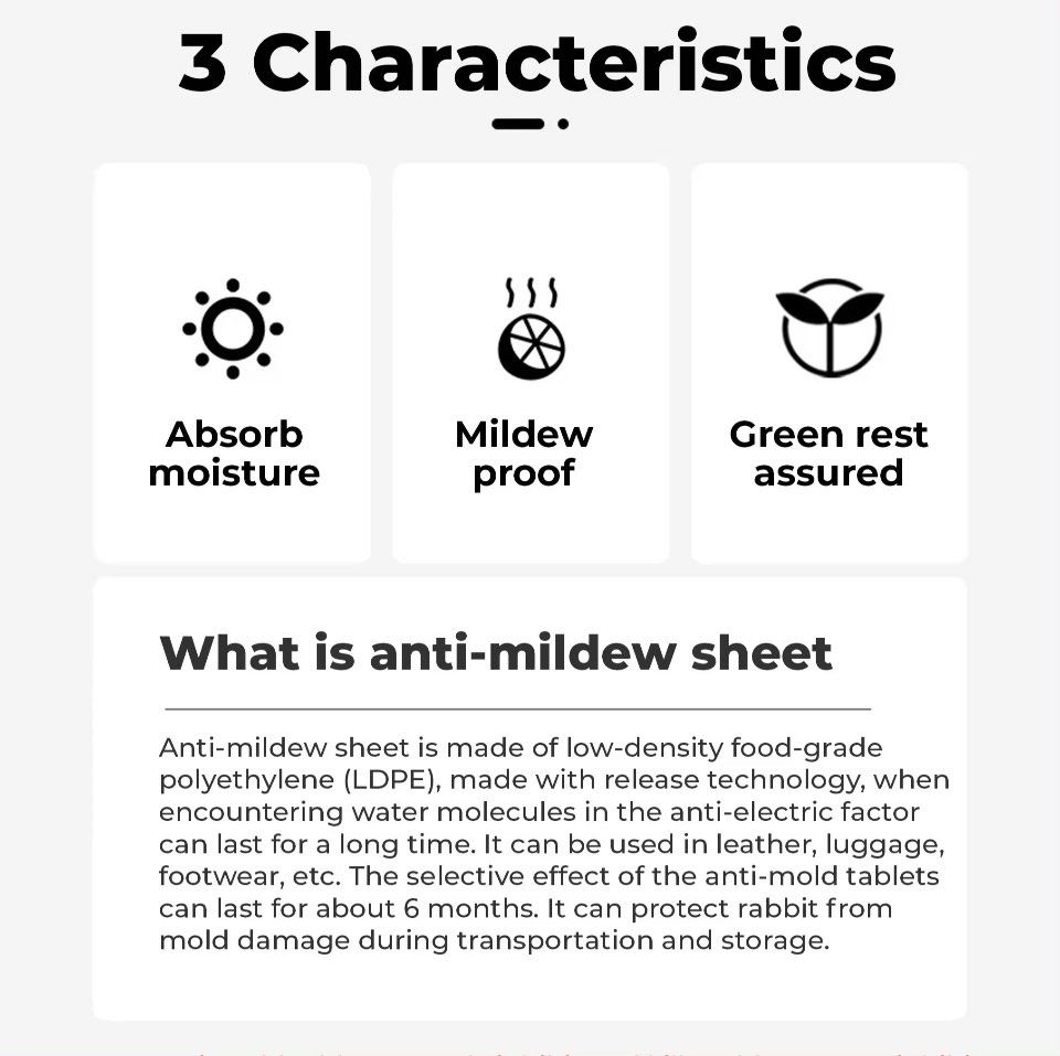 Anti mold ecochip stickers for keeping mold away, Hobbies & Toys