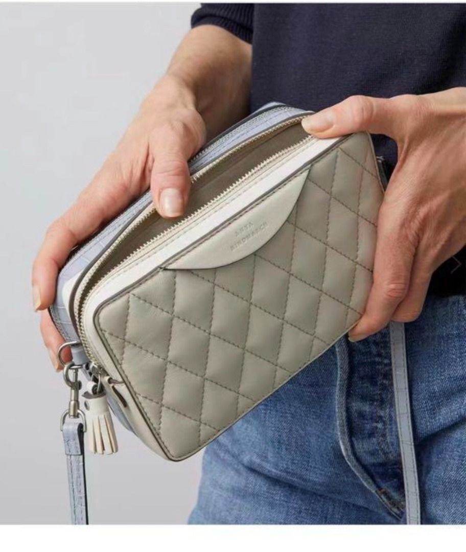 Anya hindmarch double best sale zip chain bag