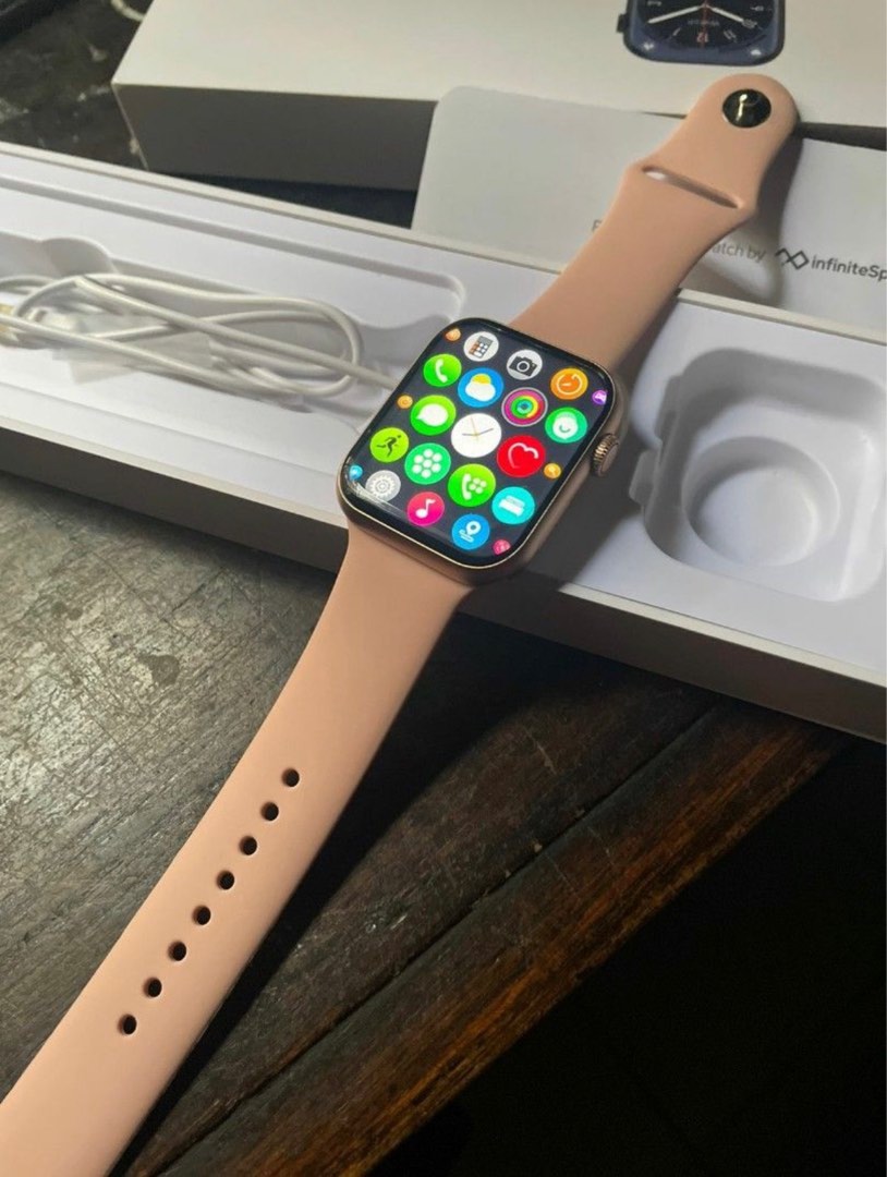 Apple Watch dupe merk infinite watch, Fesyen Wanita, Jam Tangan di