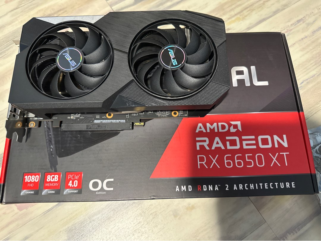 Asus RX 6650 XT gaming graphics card Better than RTX 3060, Computers