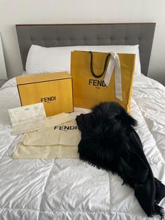 AUTHENTIC EXOTIC FENDI LIMITED EDITION RACCOON  FUR PONCHO