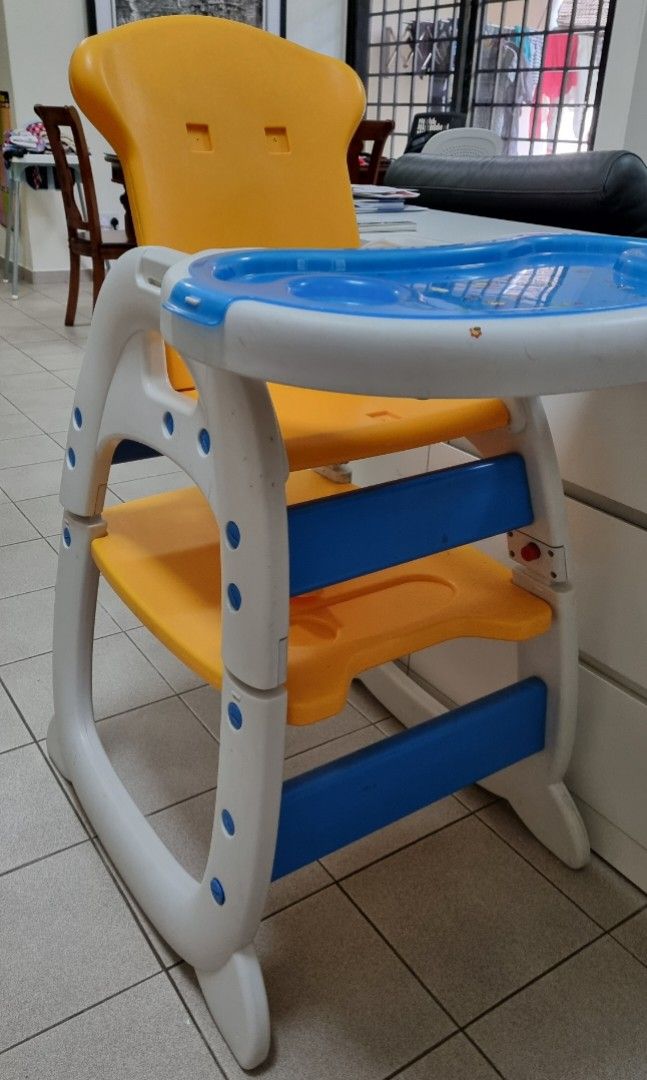 Baby High Chair 3 types of configuration