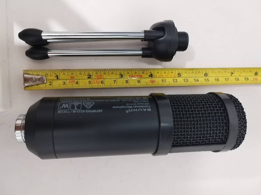 BAUHN Condenser Microphone, Audio, Microphones on Carousell