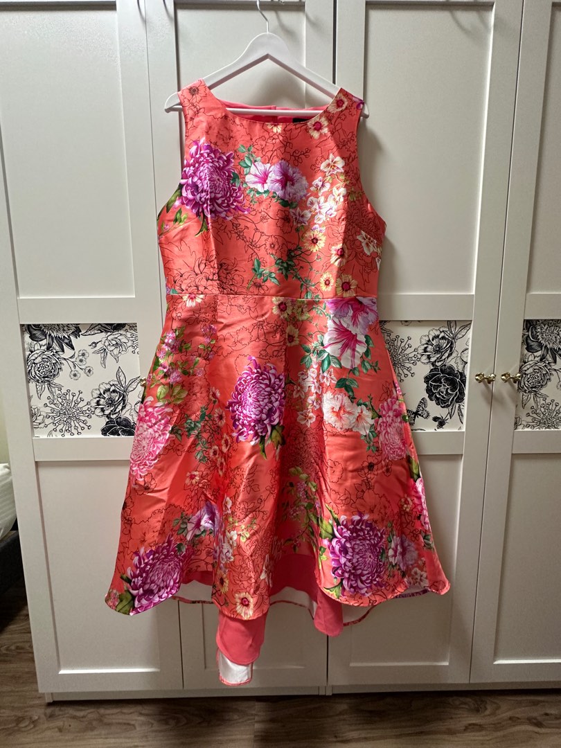 Beautiful Debenhams Floral Print Occassion Dress Plus Size