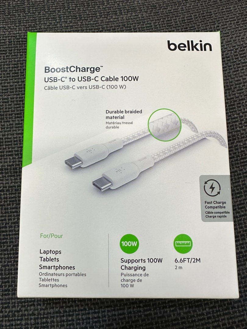 Belkin Câble USB-C vers USB-C (100 W) 3M