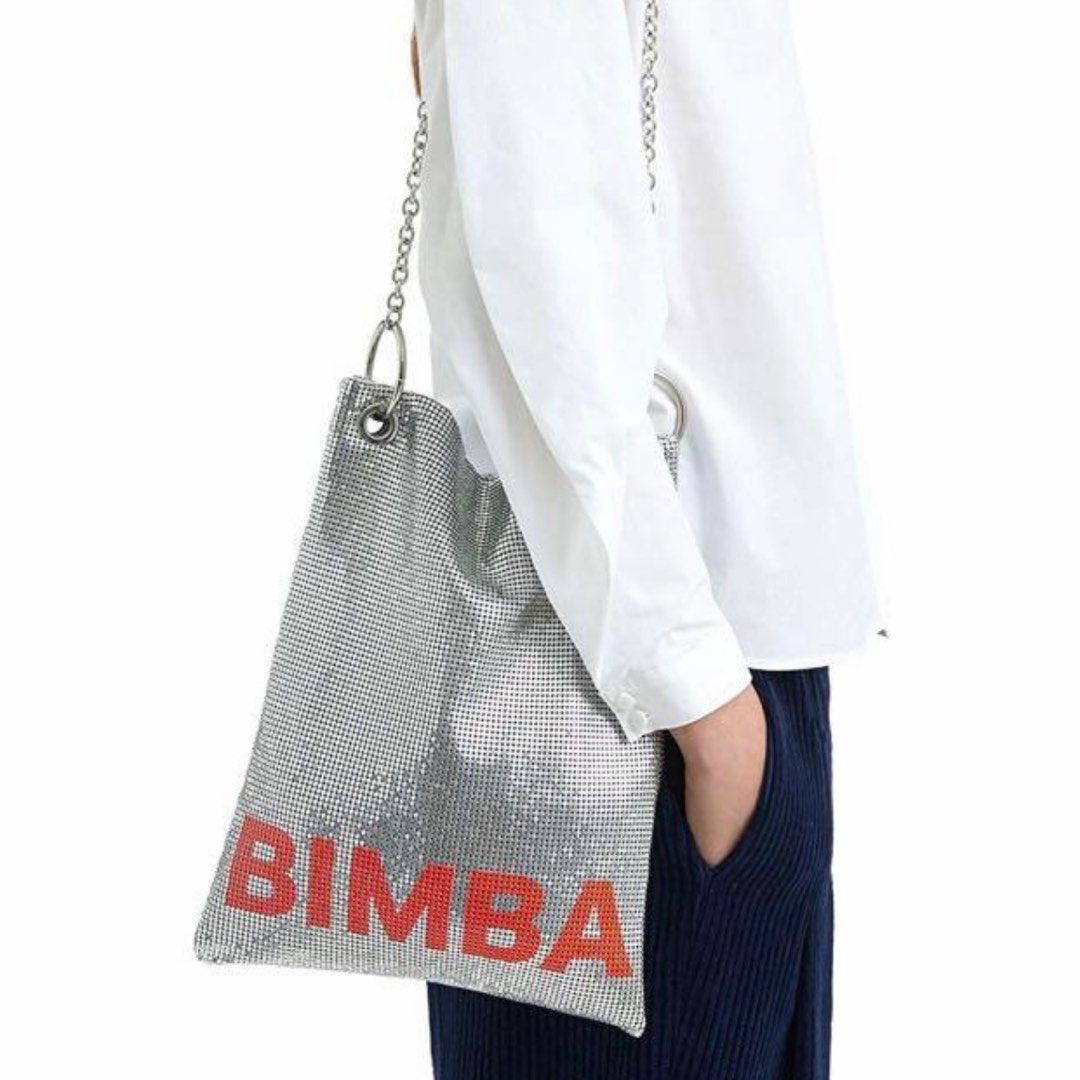 Handbag Bimba y Lola Green in Metal - 17334669