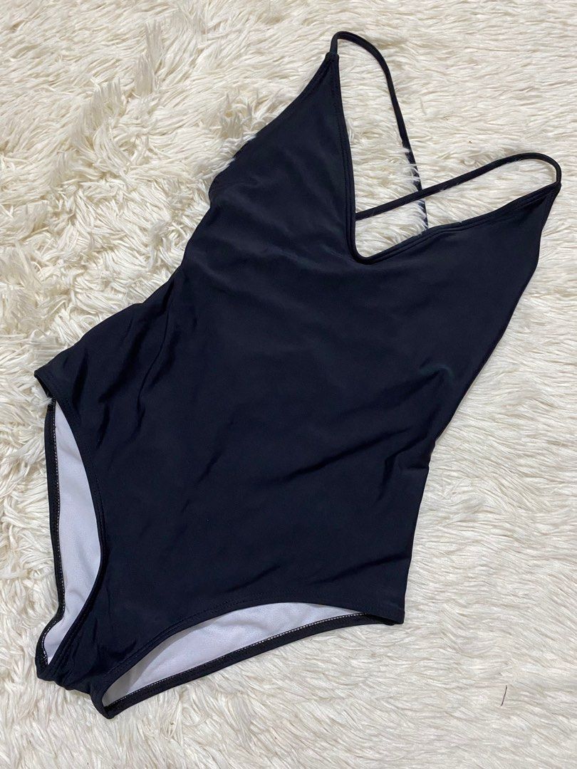 Black One Piece Bikini Swimwear, Women's Fashion, Swimwear, Bikinis — free download