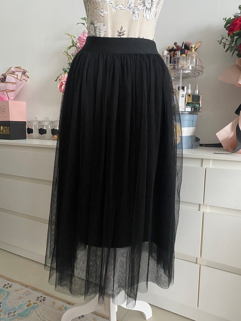 Black tutu cheap skirt midi