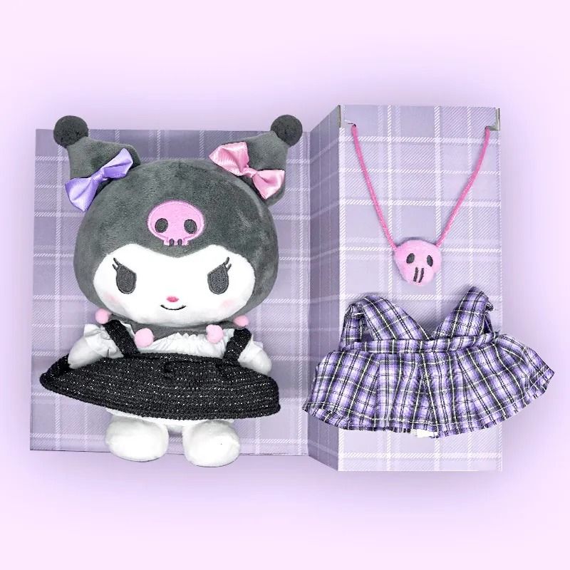 Sanrio Kuromi Secret Melokuro Big Plush Gothic-Lolita Dress KAWAII