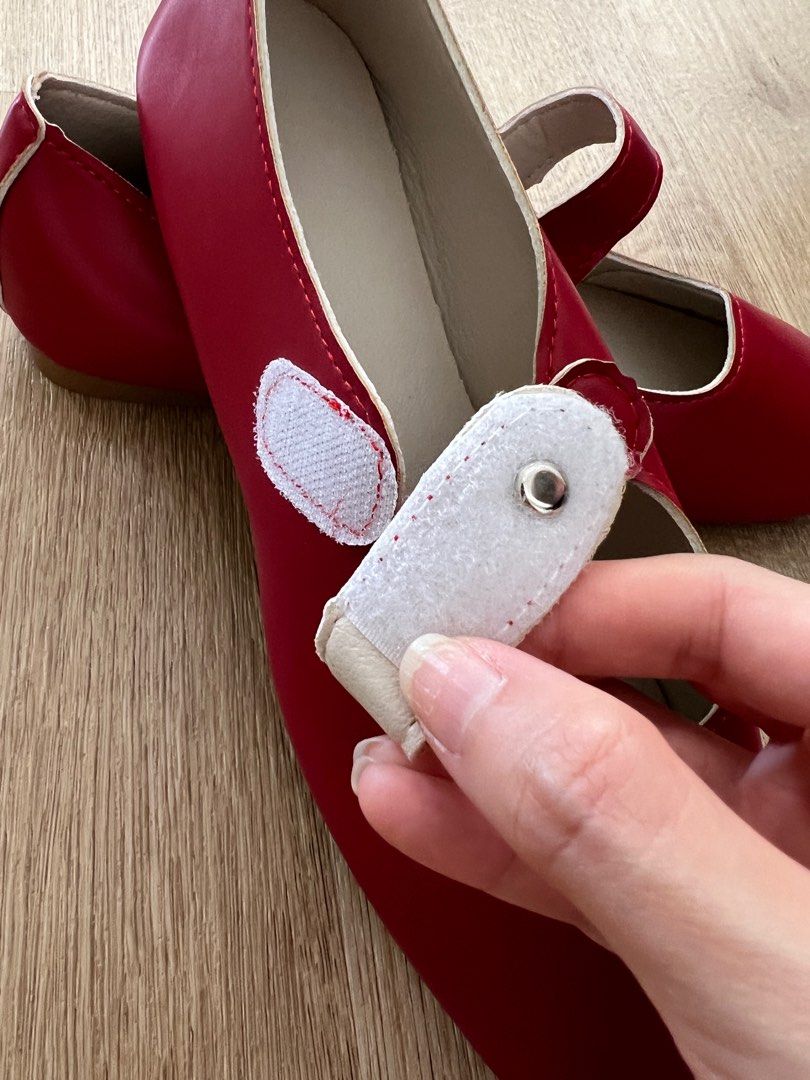 BNIB Red Mary Janes Women s Fashion Footwear Flats on Carousell