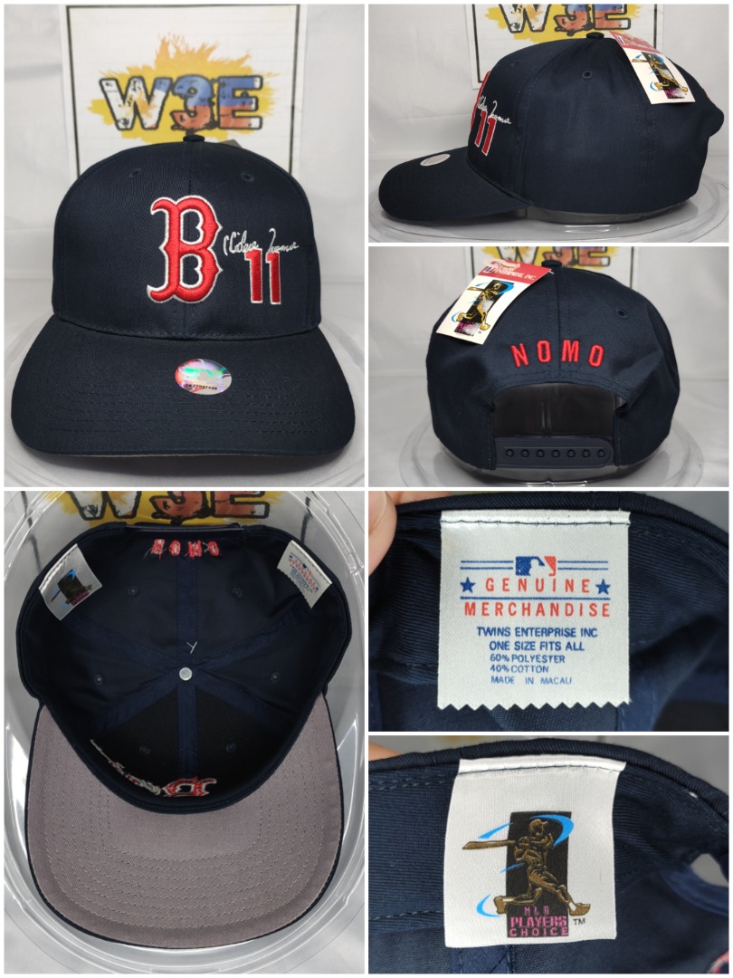 Boston Red Sox Hat Snapback Baseball Cap MLB Baseball Vintage 90s Hideo  Nomo NWT