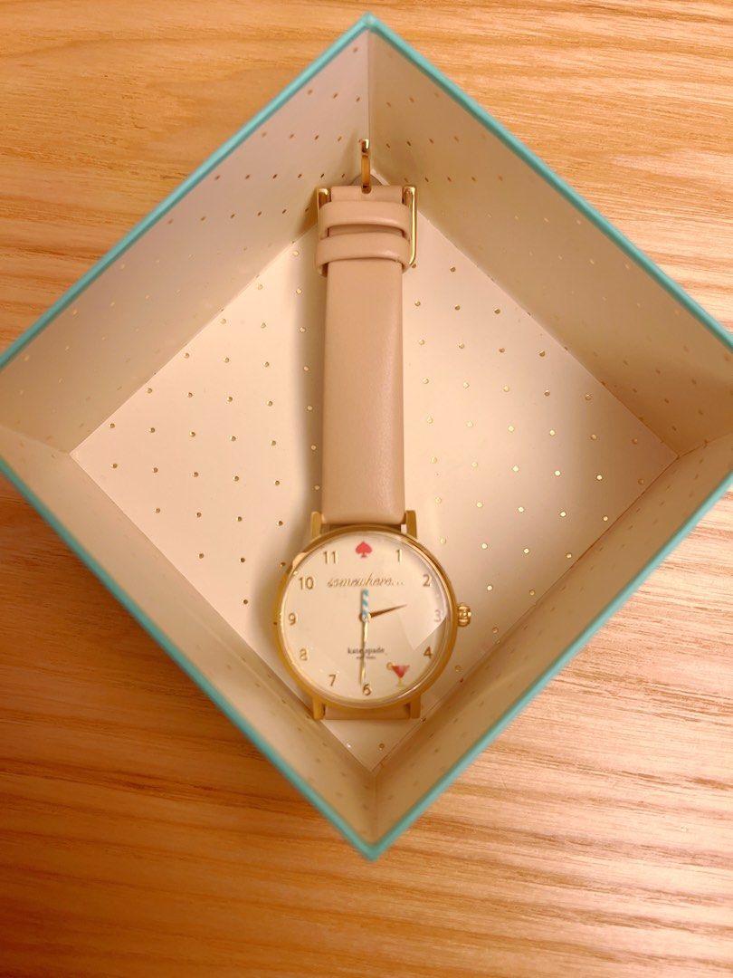 Brand New Kate spade leather watch with packaging good for gift Luxury Watches on Carousell