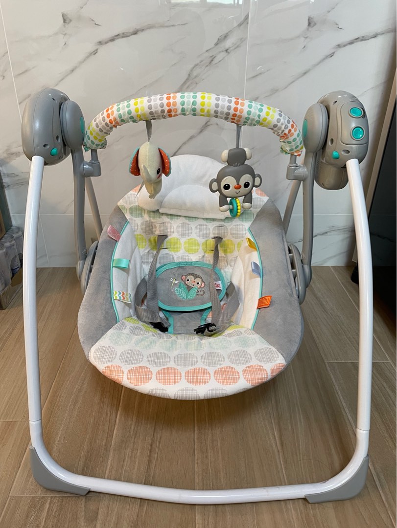 Bright Starts Baby Swing Rocker, Babies & Kids, Infant Playtime on