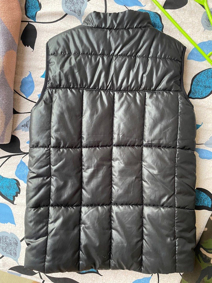 Calvin klein quilted clearance metallic puffer vest