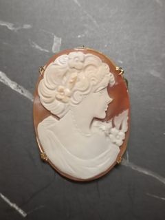 Cameo shell, authentic.marked italy