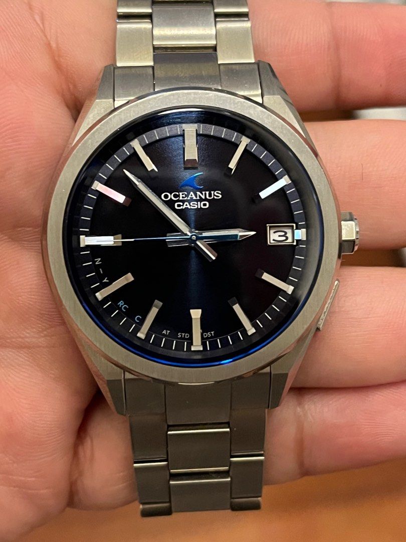 Casio Oceanus T200 Blue Men s Fashion Watches Accessories