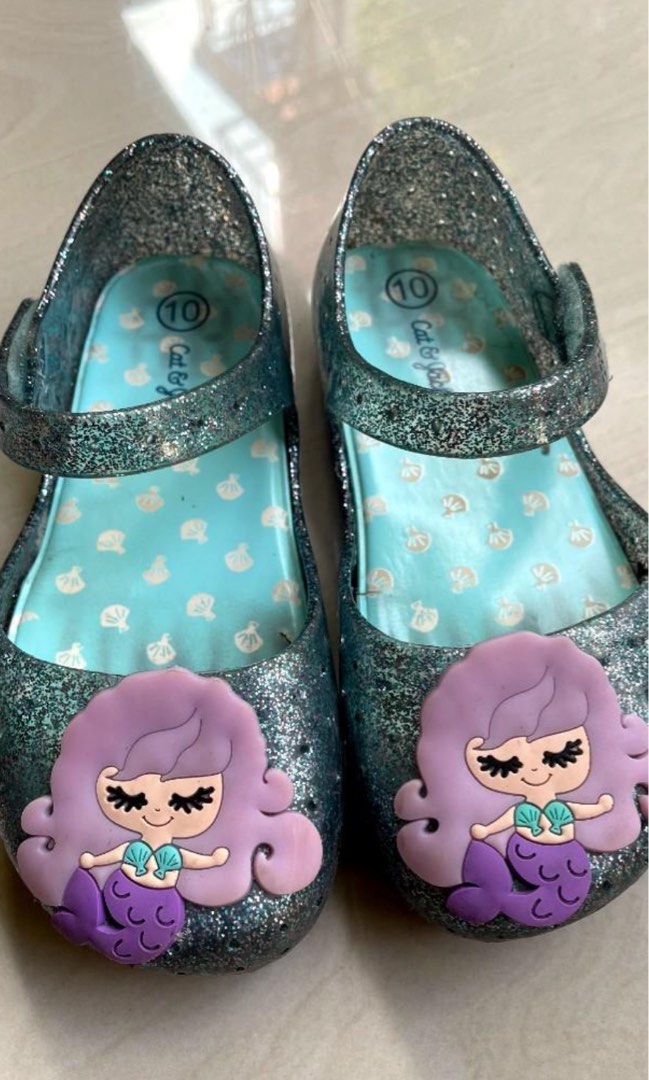 Cat jack mermaid jelly shoes Bayi Anak Baju Anak Perempuan